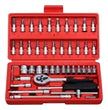 Set Dados 46 Piezas 1/4 Profesional Autos Motos Herramientas