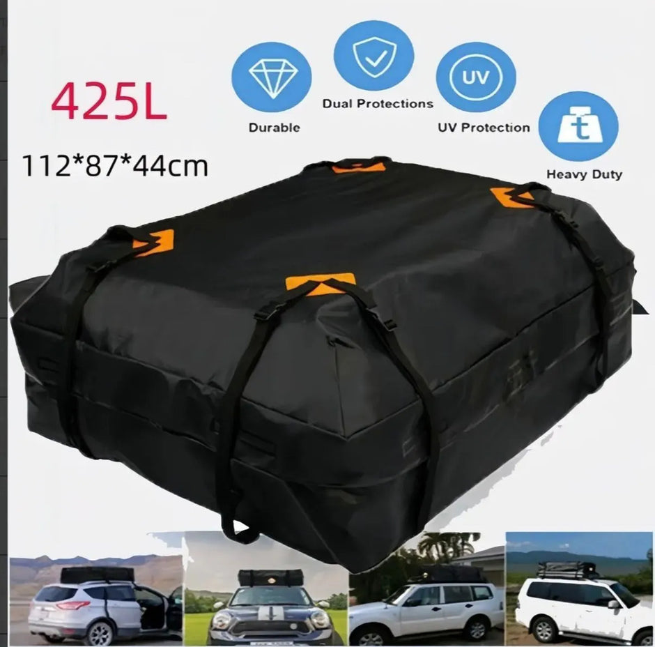 Bolsa Portaequipaje Impermeable Auto 425l Viaje Camping