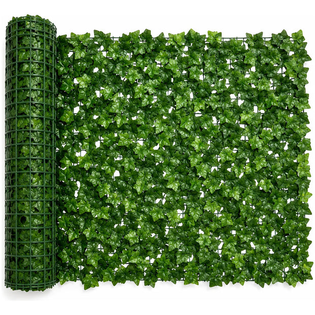 Malla Hiedra Artificial Verde 3x1m Cerco Decorativo Uv