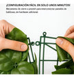 Malla Hiedra Artificial Verde 3x1m Cerco Decorativo Uv