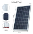 Kit Panel Solar 12v Policristalino Usb Portátil +controlador