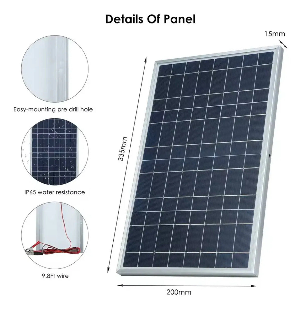 Kit Panel Solar 12v Policristalino Usb Portátil +controlador