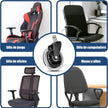Pack 5 Ruedas Silicona Para Silla Oficina Gamer 11x22mm