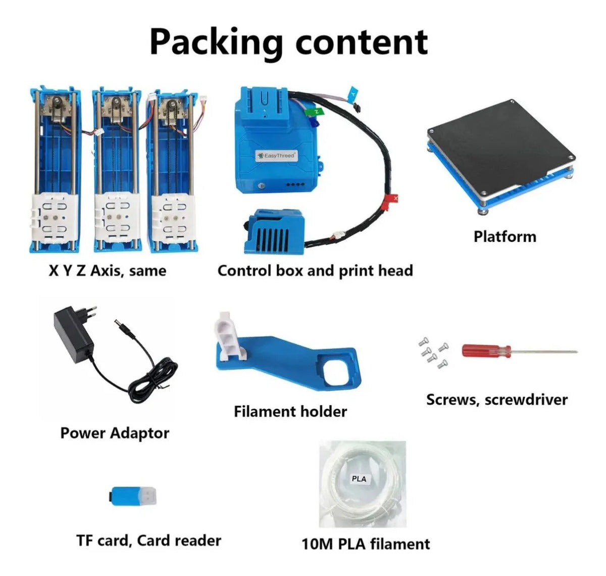 Impresora 3d Mini K9 Portátil Fdm Compacta Pla Tpu
