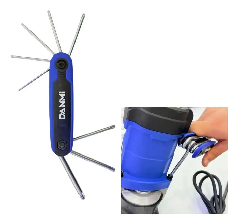 Juego Llaves Torx T9-t40 Con Orificio Danmi