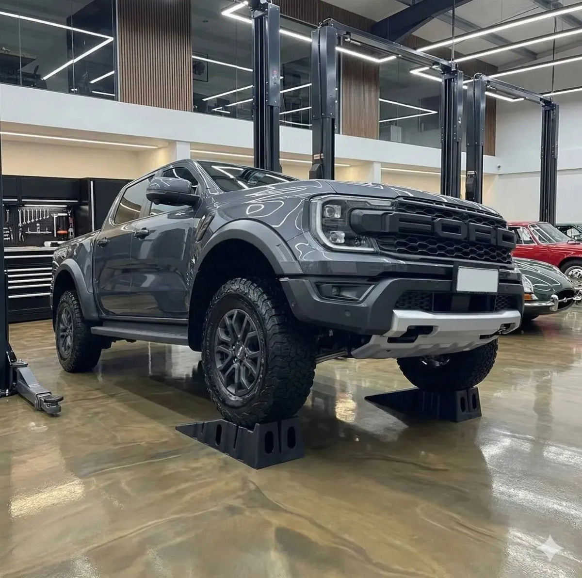 Rampas Elevación Auto Set De 2 | Suv Camioneta 3000kg
