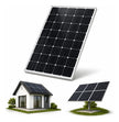 Panel Solar Monocristalino 50w 12v Fotovoltaico Casa