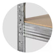Estante Metálico 180x90x40 5 Niveles Mdf
