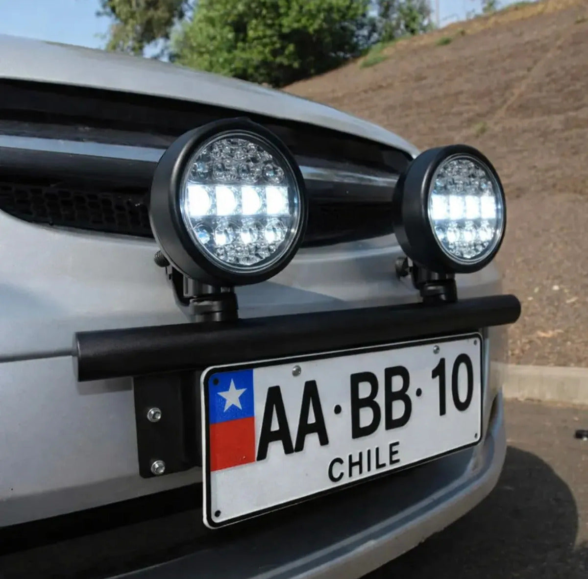 Soporte Porta Patente Barra Led Offroad 4x4 Universal