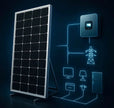 Panel Solar Monocristalino 50w 12v Fotovoltaico Casa