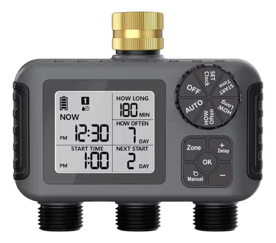 Temporizador De Riego Digital Automático 3 Salidas