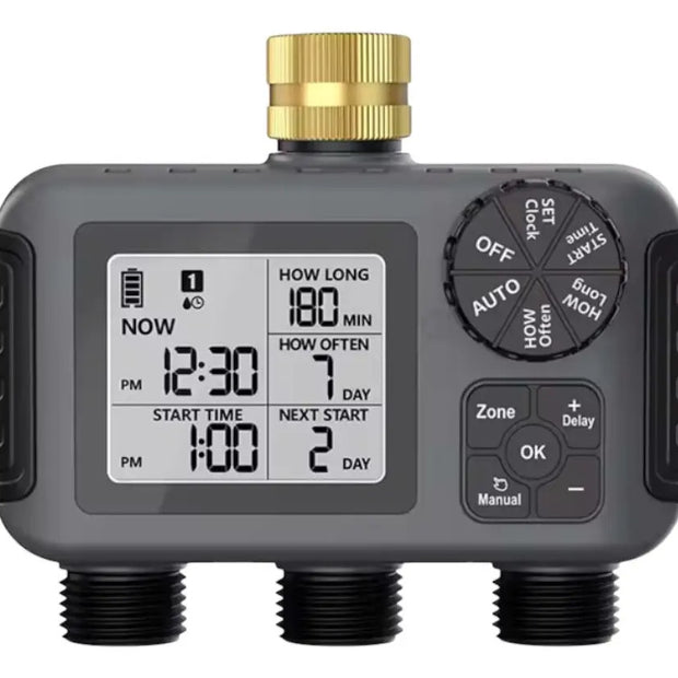 Temporizador De Riego Digital Automático 3 Salidas