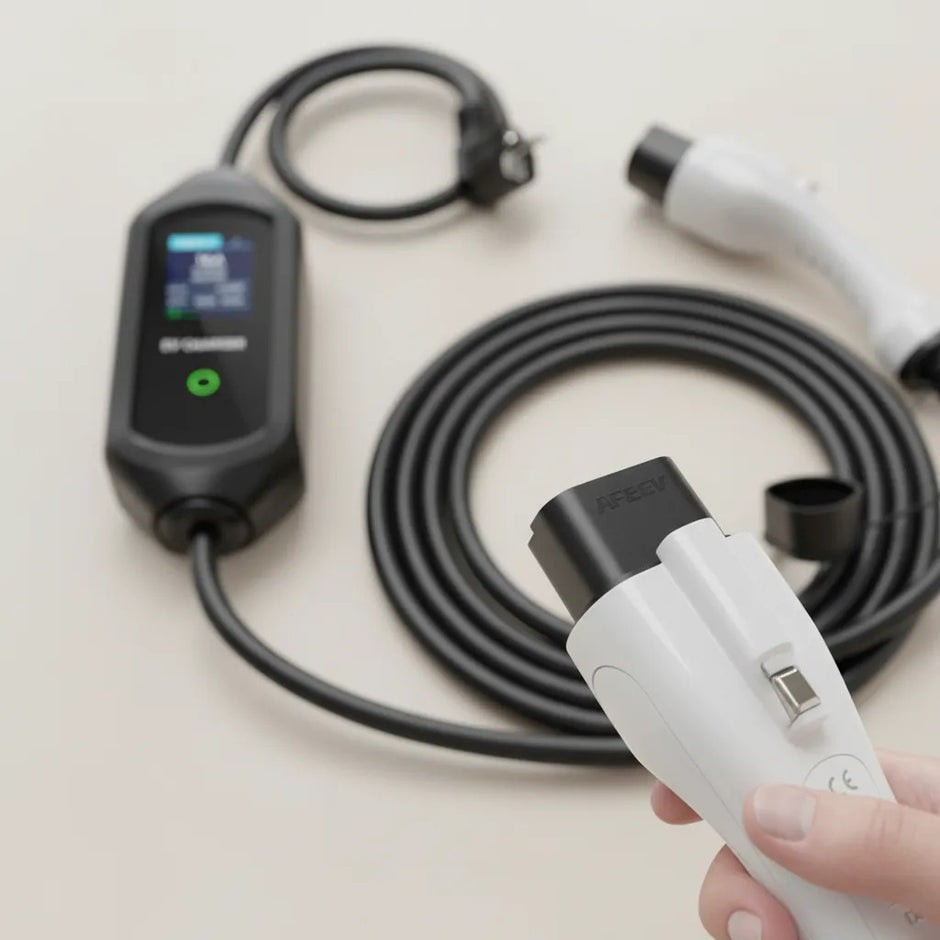 Cargador Ev Portátil GBT Tipo 1 Sae J1772 Con Wifi 3500w Blanco