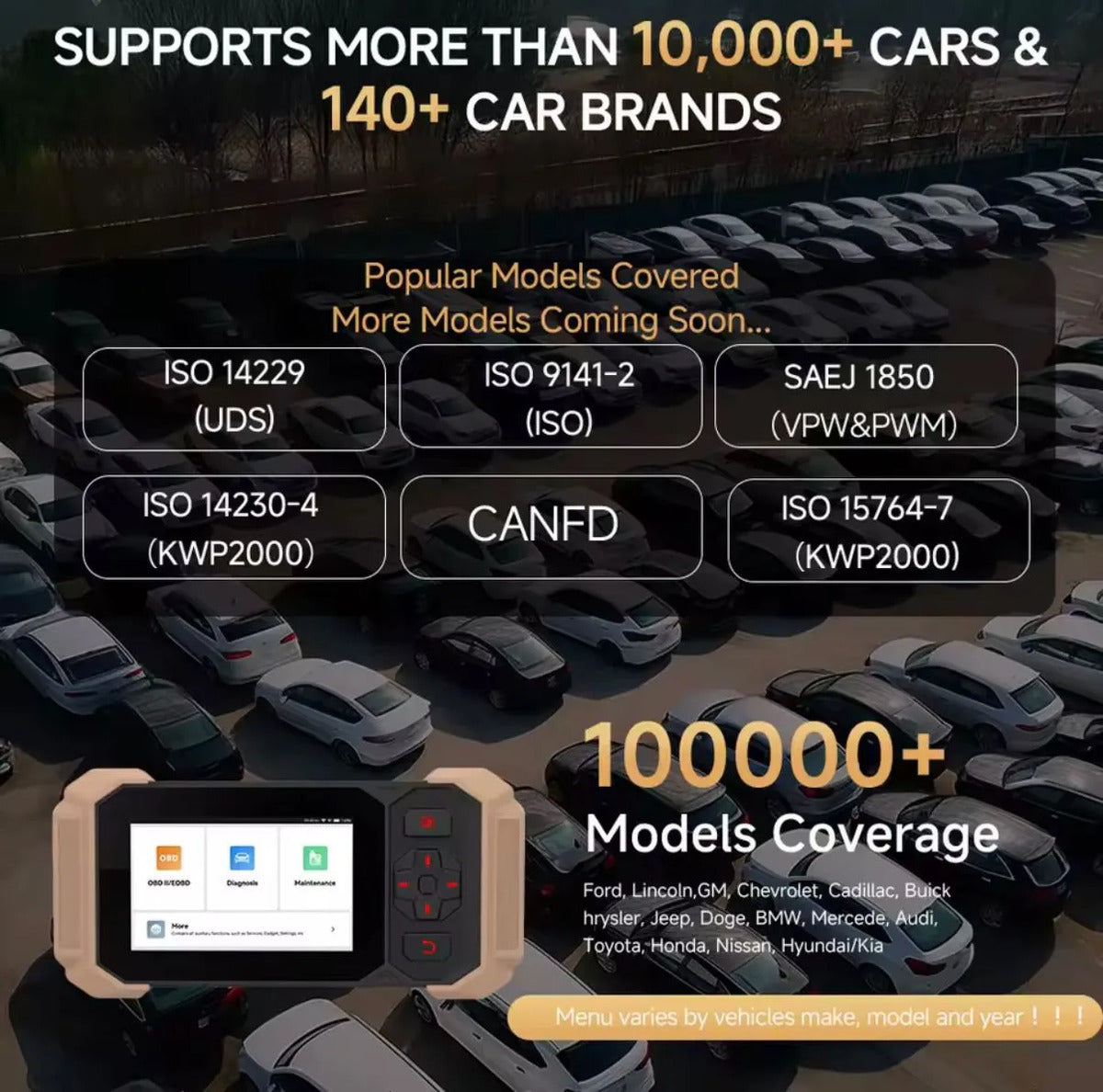 Escáner Multimarca Thinkscan 641 Obd2 Can Fd 4 Sistemas