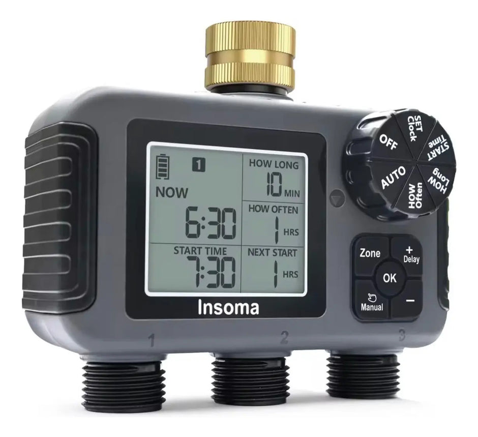 Temporizador De Riego Digital Automático 3 Salidas