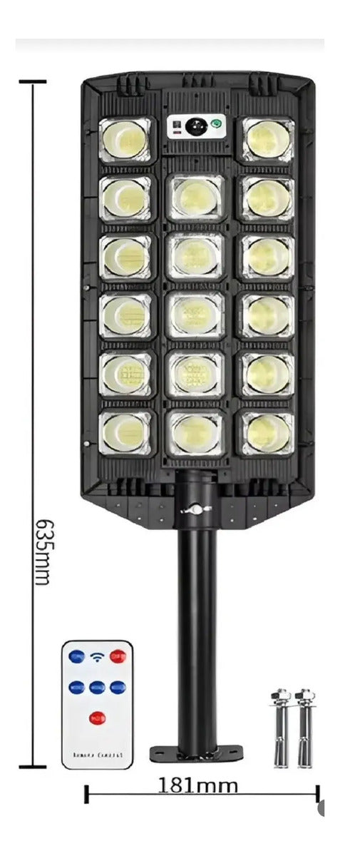 Foco Solar Led 1000w Exterior Ip65 Sensor Movimiento Control