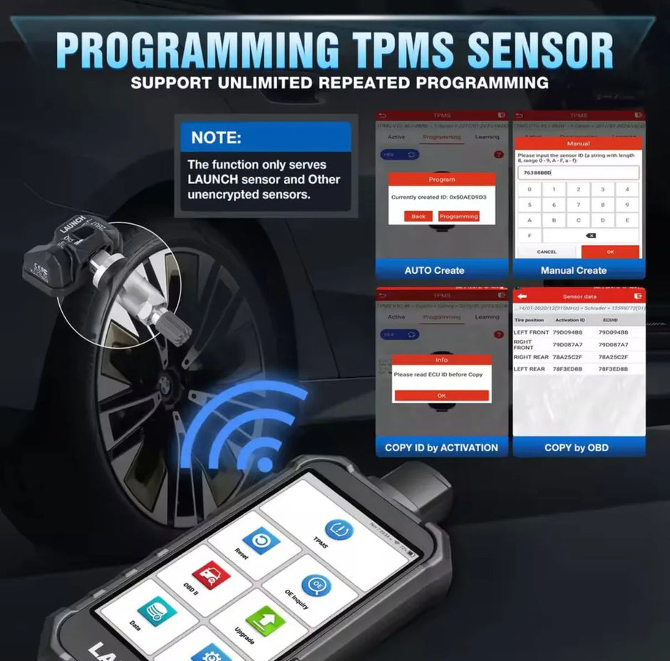 Launch X431 5011 V2 Tpms Scanner Para Vehículos