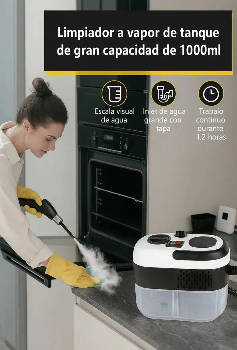 Limpiadora A Vapor Alta Presión 2500w Profesional Hogar