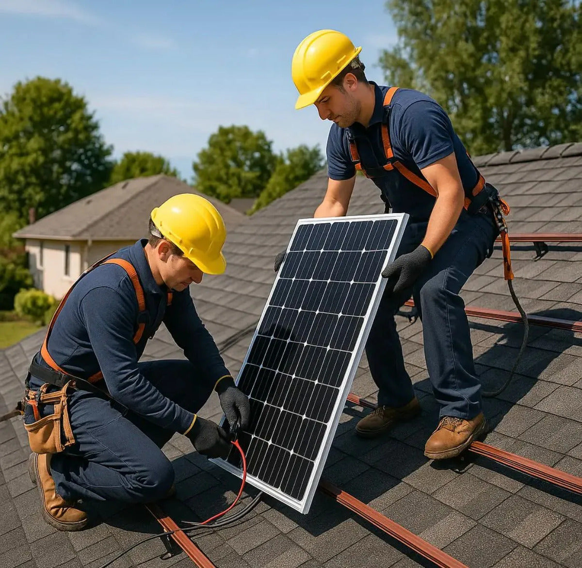 Panel Solar Monocristalino 50w 12v Fotovoltaico Casa