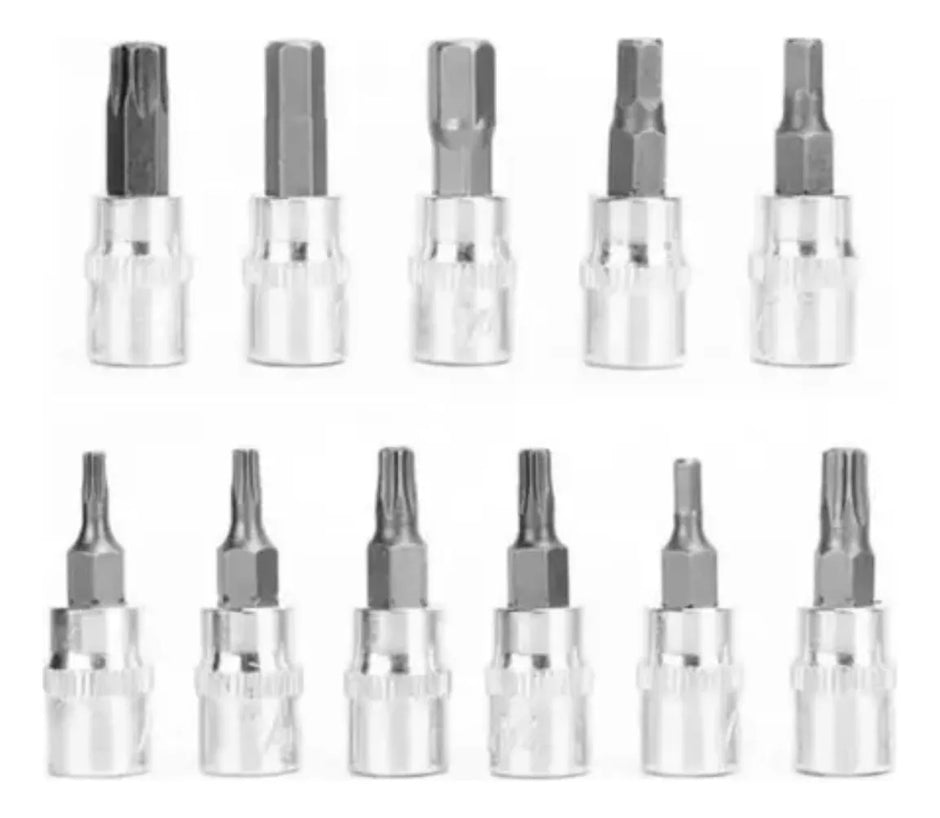 Set Dados 46 Piezas 1/4 Profesional Autos Motos Herramientas