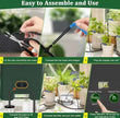 Kit De Riego Automático Solar Por Goteo Para Jardín Y Maceta
