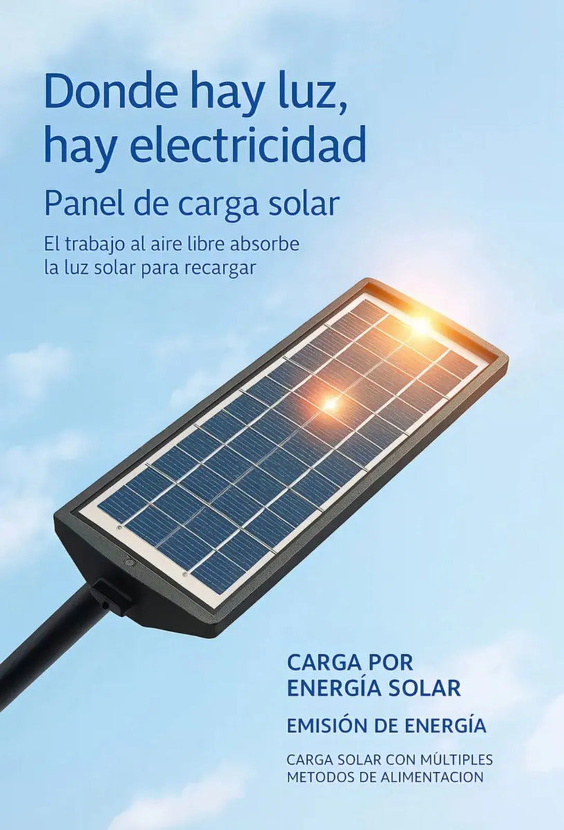 Pack 2 Foco Solar Led 1000w Exterior Ip65 Sensor Movimiento