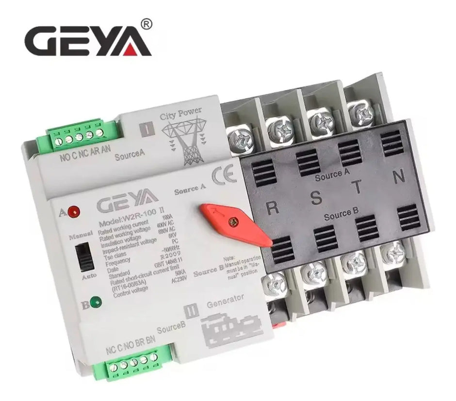 Interruptor Electrónico Geya 100a 4p