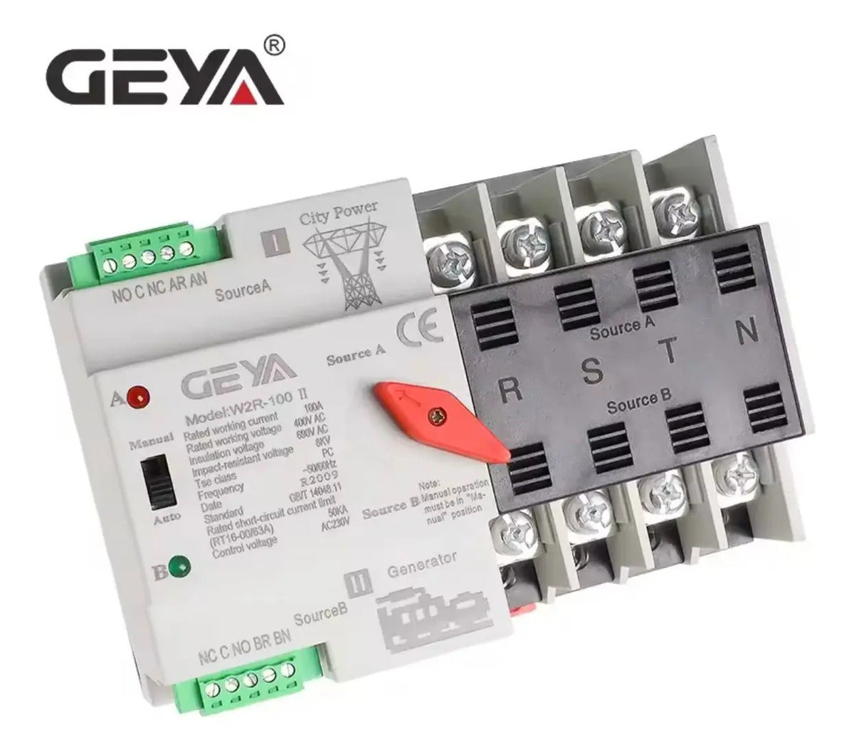 Interruptor Electrónico Geya 100a 4p