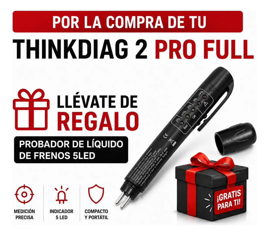 Escáner Thinkdiag 2 Pro Full 12v-24v + Tablet + Regalo X431
