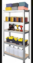 Estante Metálico 180x90x40 5 Niveles Mdf
