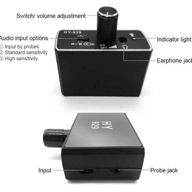 Detector Fugas de Agua THOR HY-929 | Geófono Sensor | Gasfitería