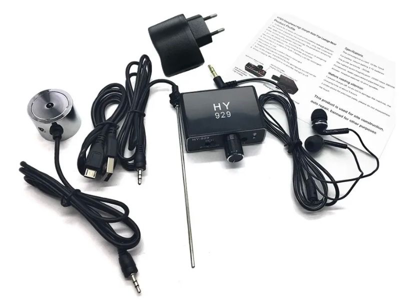 Detector Fugas de Agua Hy929 | Geófono Sensor | Gasfitería