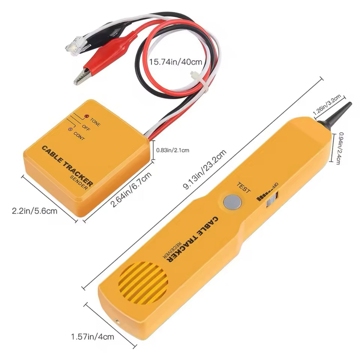 Allsun Rastreador de Cables Sonda de Red Telefónica