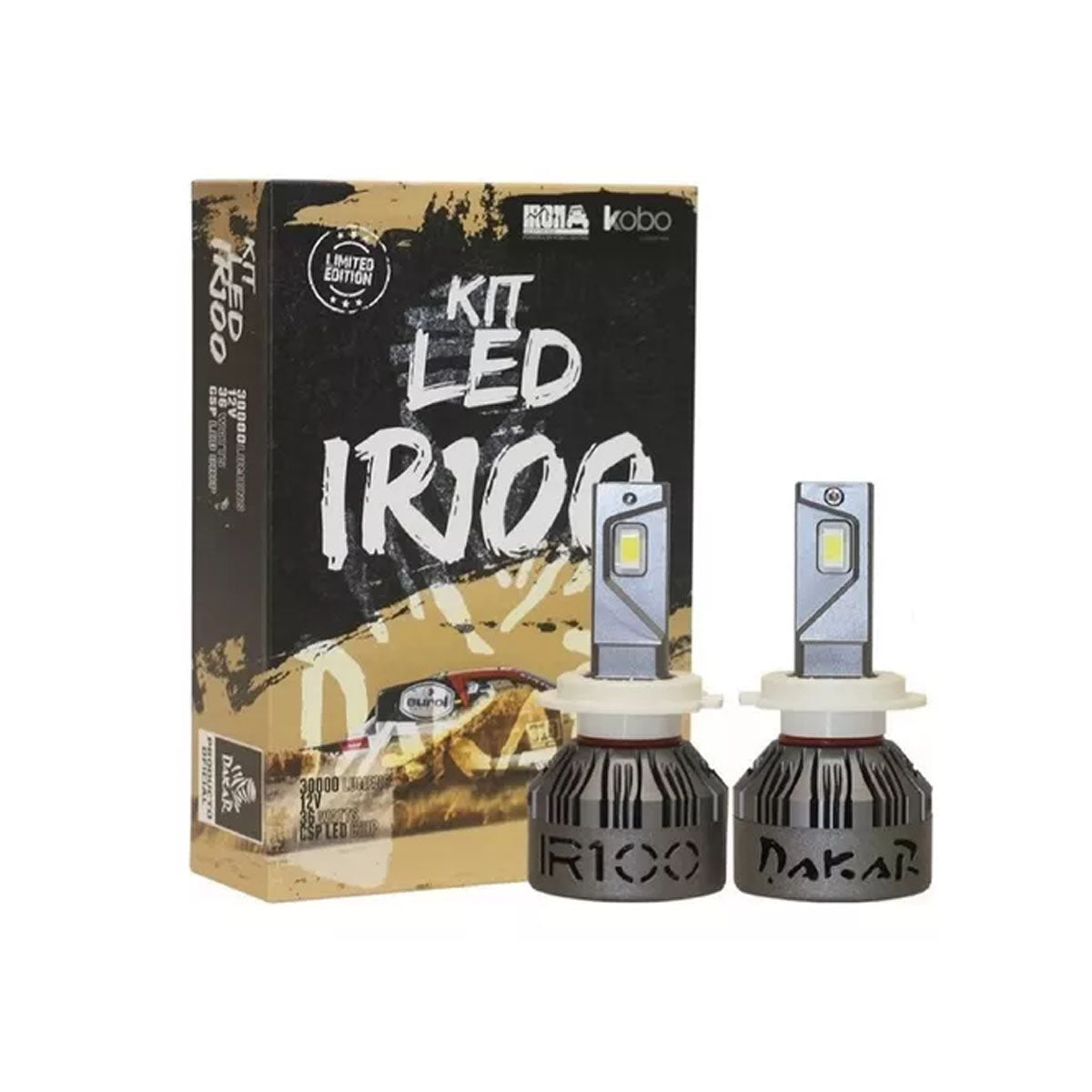 Kit Turbo Led Ir100 Dakar H4 H7 H11 9006 90.000lm | Ampolletas