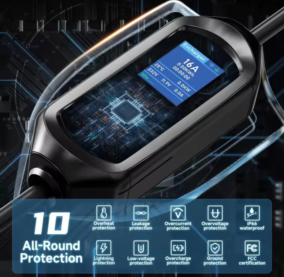 Cargador Portátil Para Auto Eléctrico 3500w Tipo 2 / Wifi thor insumos