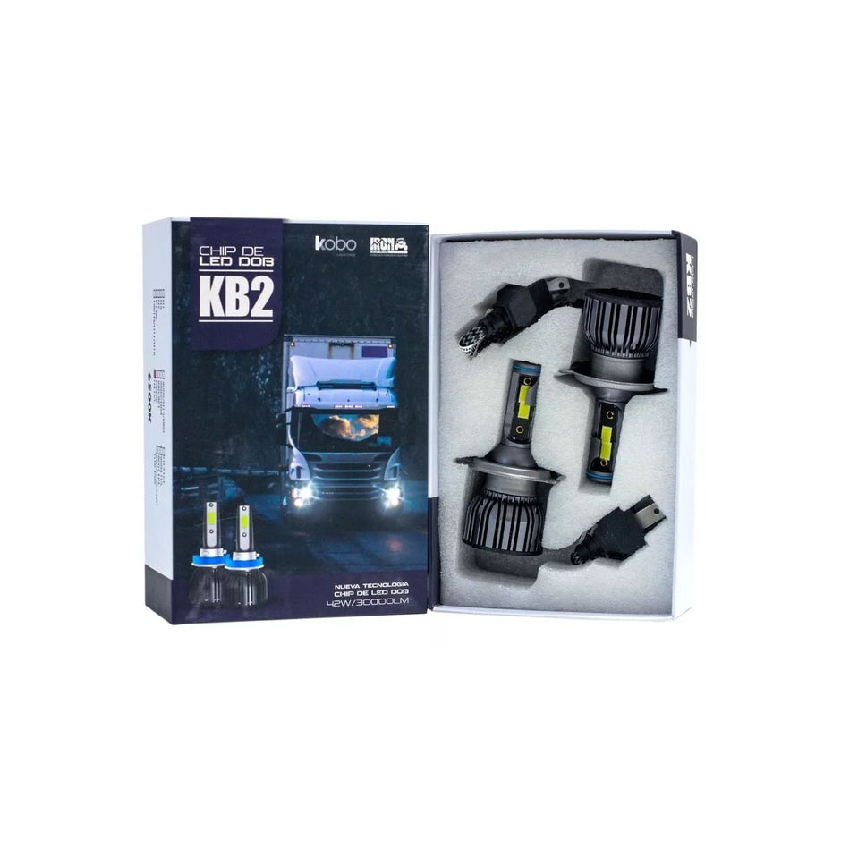Kit Ampolletas Turbo Led Kb2 Dakar 12v 24v 30.000lm