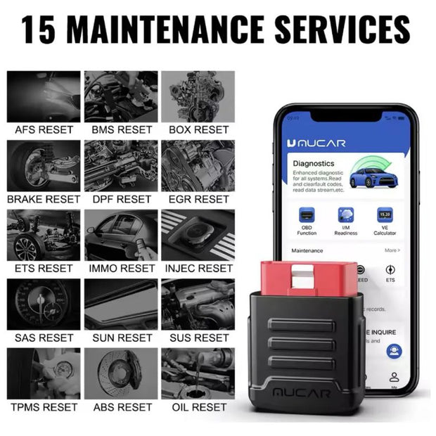 Escáner Multimarca Thinkcar Mucar Bt200 Pro