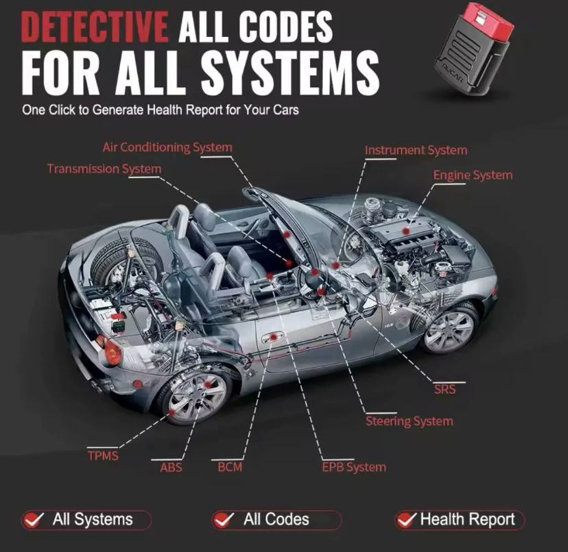 Escáner Multimarca Thinkcar Mucar Bt200 Pro