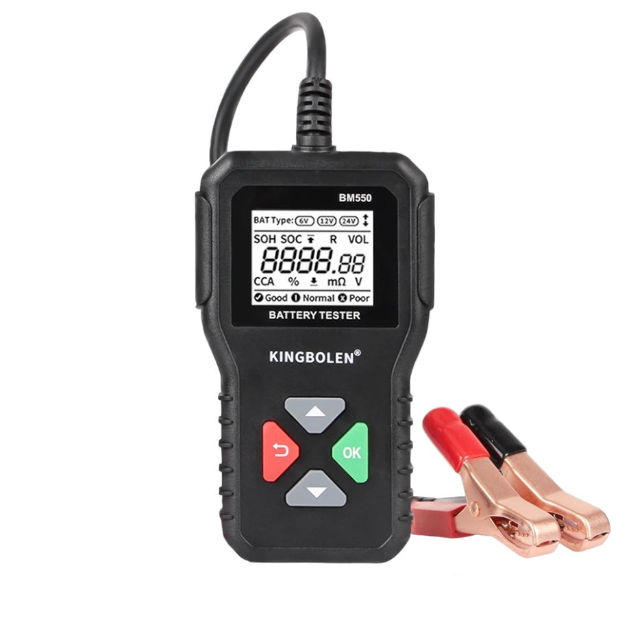 Probador De Batería Automotriz Voltaje 6v/12v/24