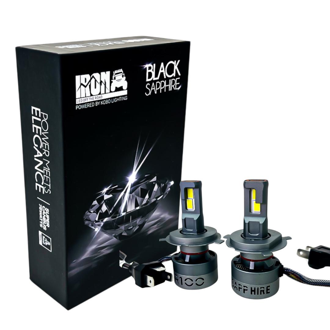 Kit Ampolletas Turbo Led Black Sapphire Ir100 Dakar 75w