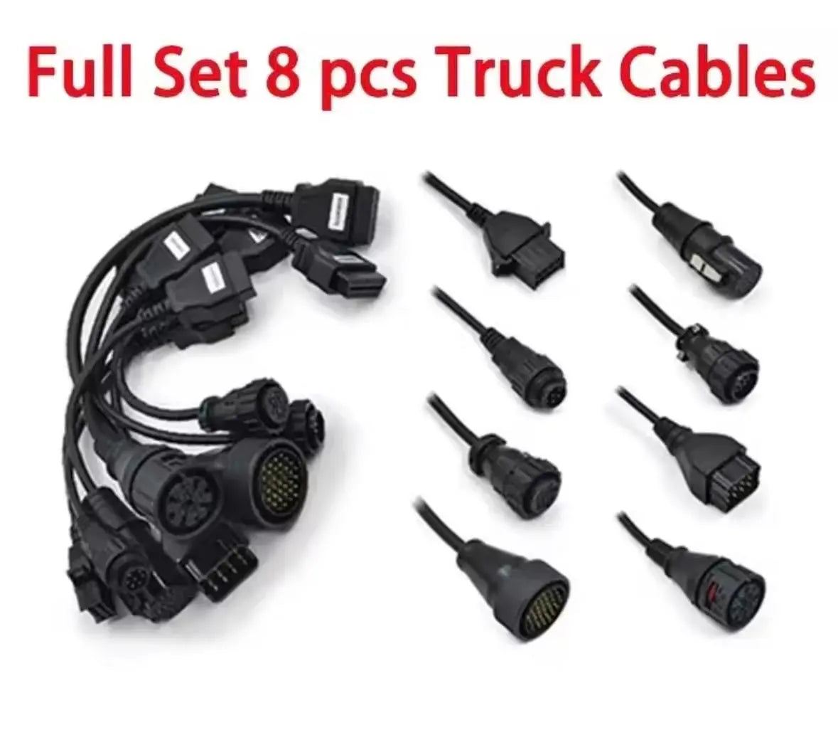 Set 8 Cables Obd Para Camiones Y Truck thor insumos