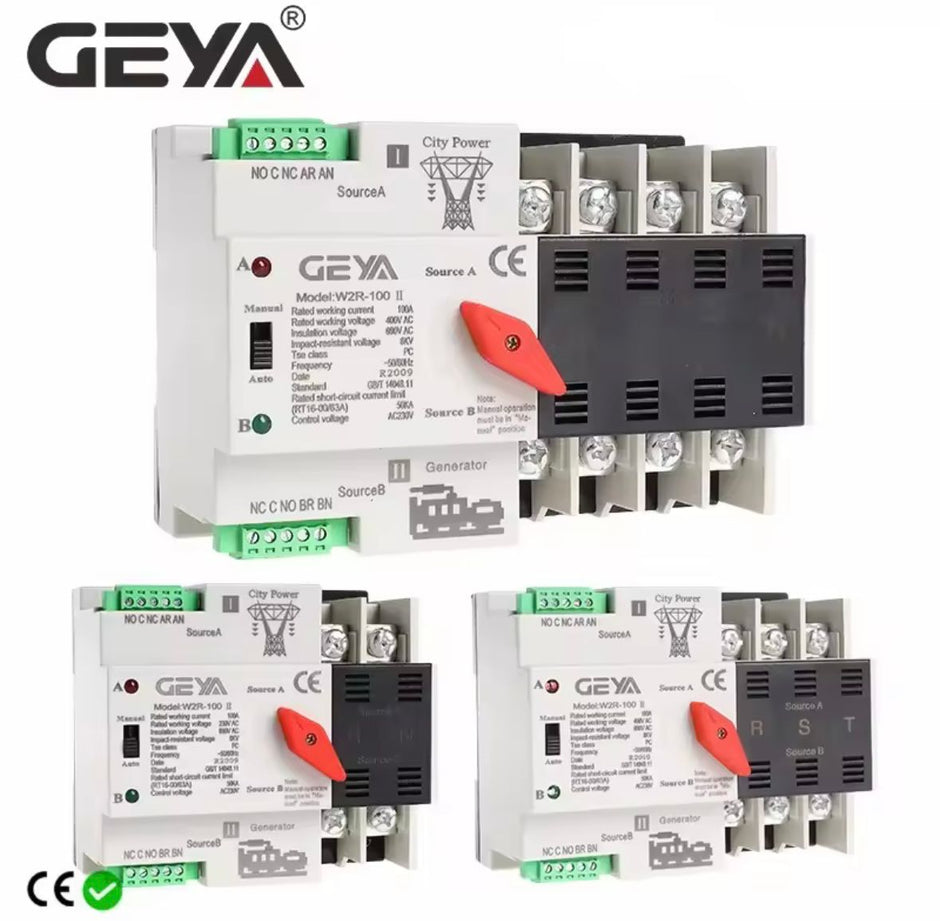 Interruptor Transferencia Automática Mini ATS GEYA