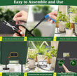 Kit De Riego Automático Solar por Goteo para Jardín y Maceta